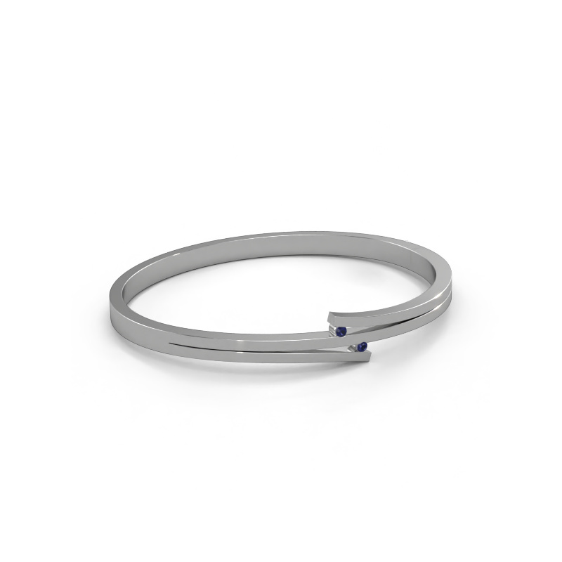 Image of Bracelet Roxane 585 white gold Sapphire 2 mm