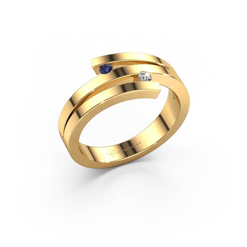 Bild von Ring Roxane 585 Gold Saphir 2 mm