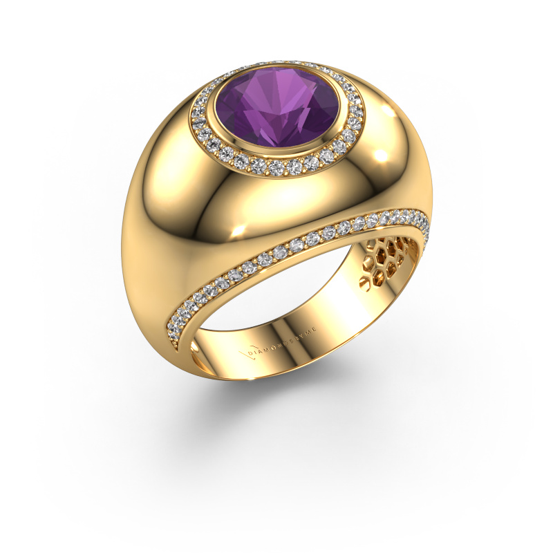Image of Ring Roxann 585 gold Amethyst 8 mm
