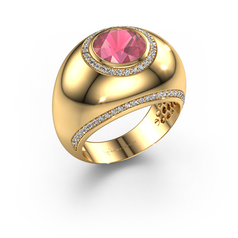 Image of Ring Roxann 585 gold Tourmaline pink 8 mm