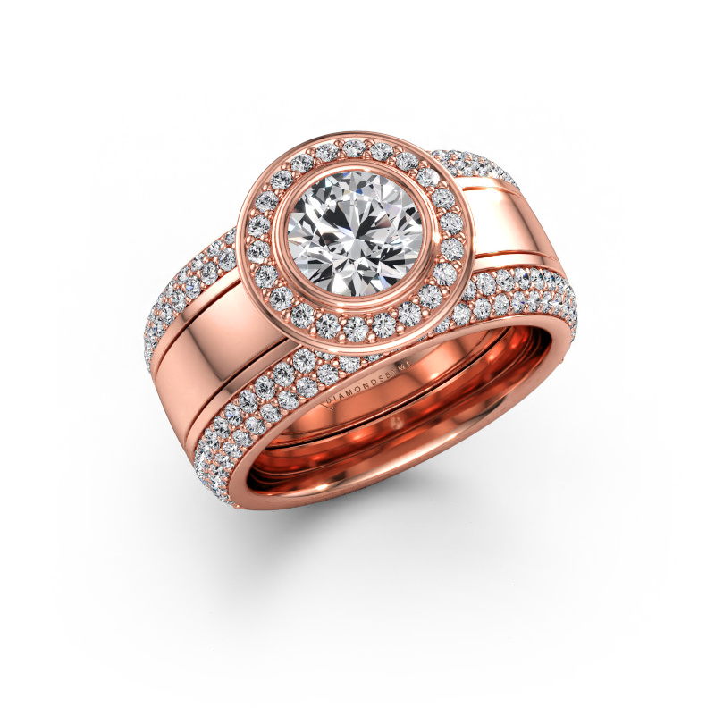 Immagine di Anello Roxie 585 oro rosa Diamante 2.06 crt