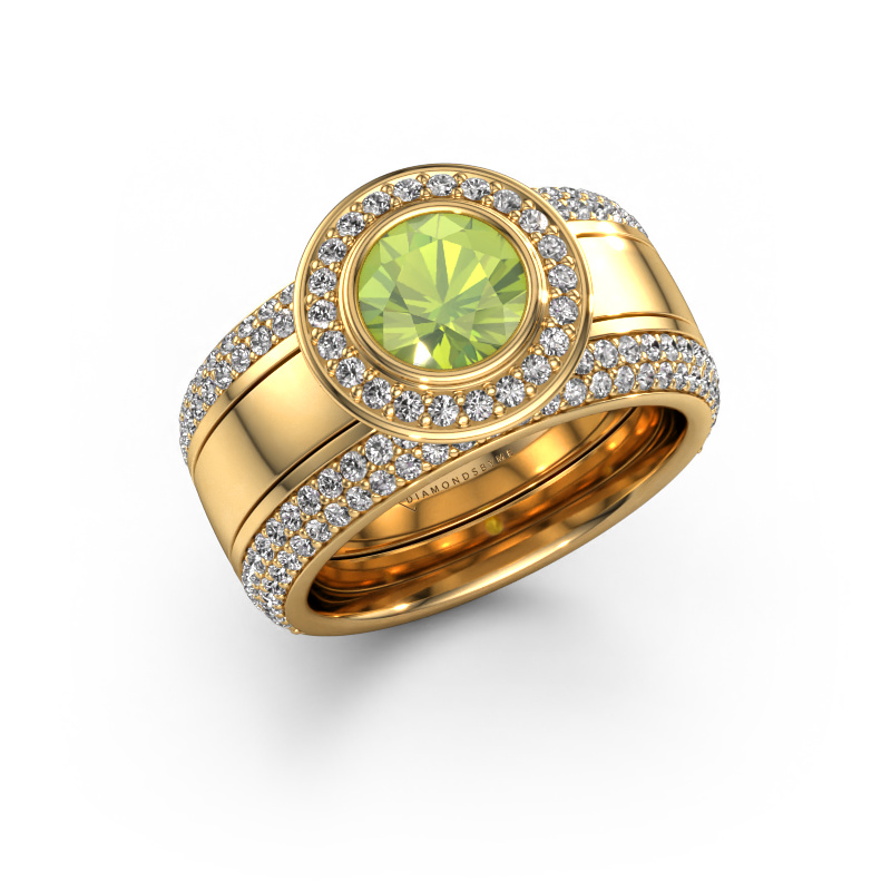 Bild von Ring Roxie 585 Gold Peridot 6.5 mm