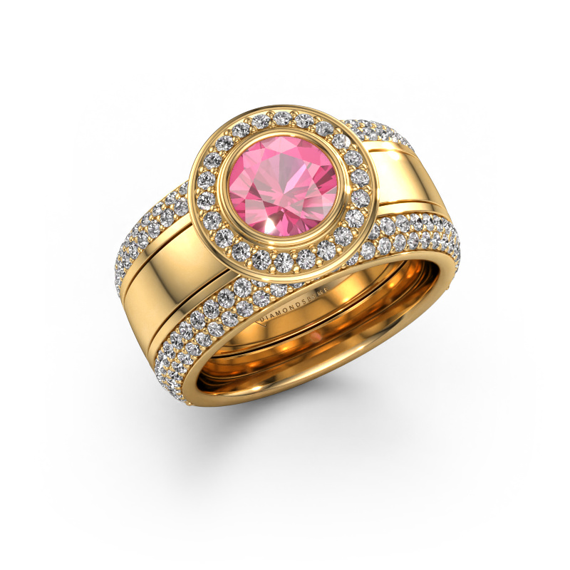 Bild von Ring Roxie 585 Gold Pink Saphir 6.5 mm