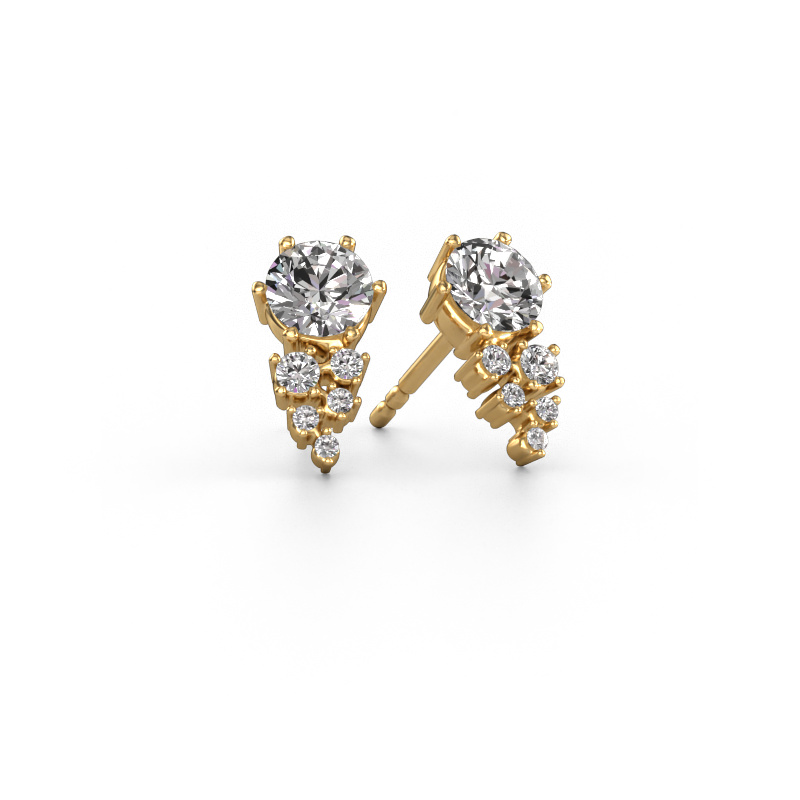 Image of Earrings Royce 585 gold Diamond 1.133 crt