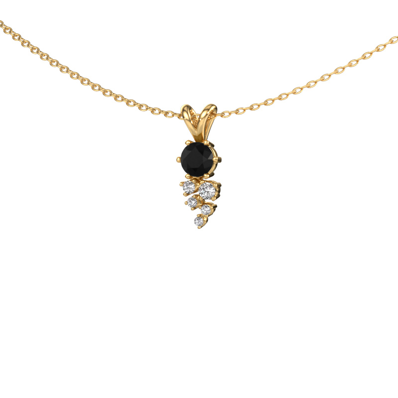 Image of Pendant Royce 585 gold Black diamond 0.367 crt