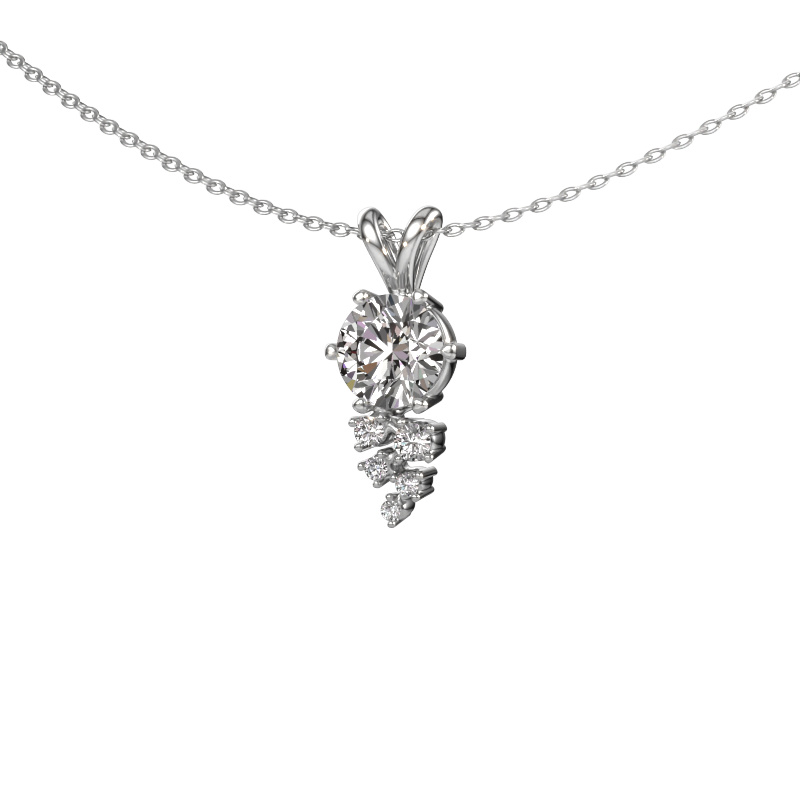 Image of Pendant Royce 585 white gold Diamond 1.102 crt