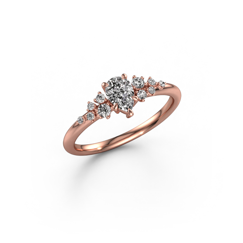 Image of Ring Royce PER 585 rose gold Diamond 0.583 crt