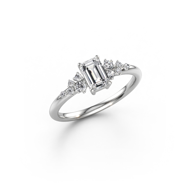 Image of Engagement ring Royce EME 950 platinum Lab-grown diamond 0.833 crt