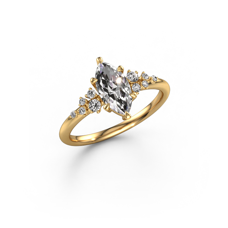 Image of Ring Royce MRQ 585 gold Lab-grown diamond 1.133 crt