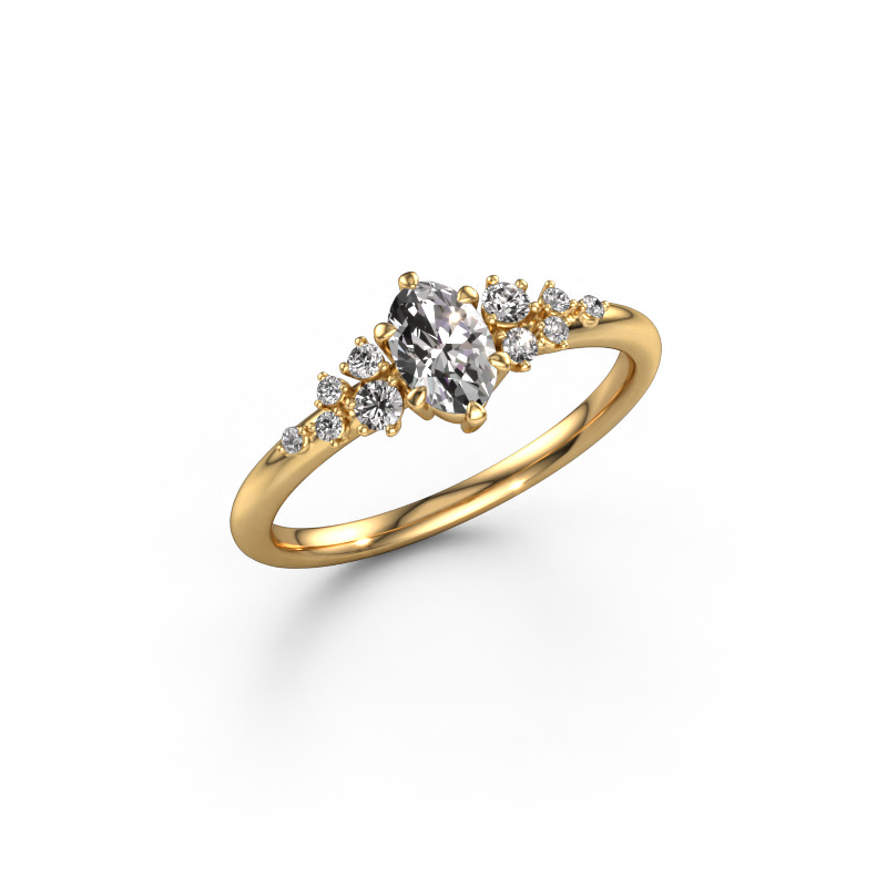 Image of Ring Royce OVL 585 gold Diamond 0.533 crt