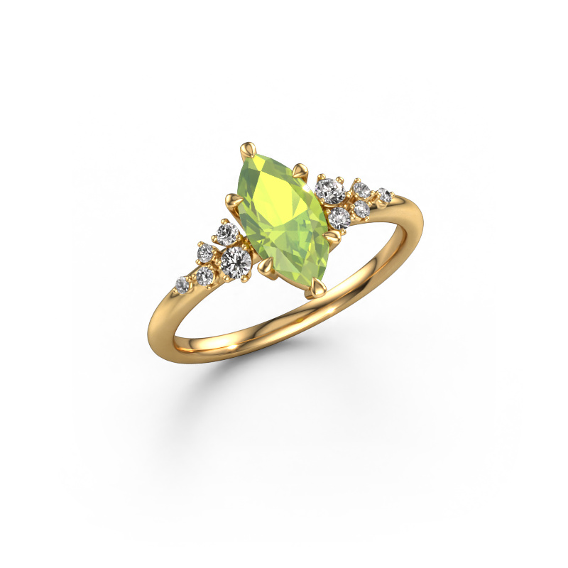 Image of Ring Royce MRQ 585 gold Peridot 10x5 mm