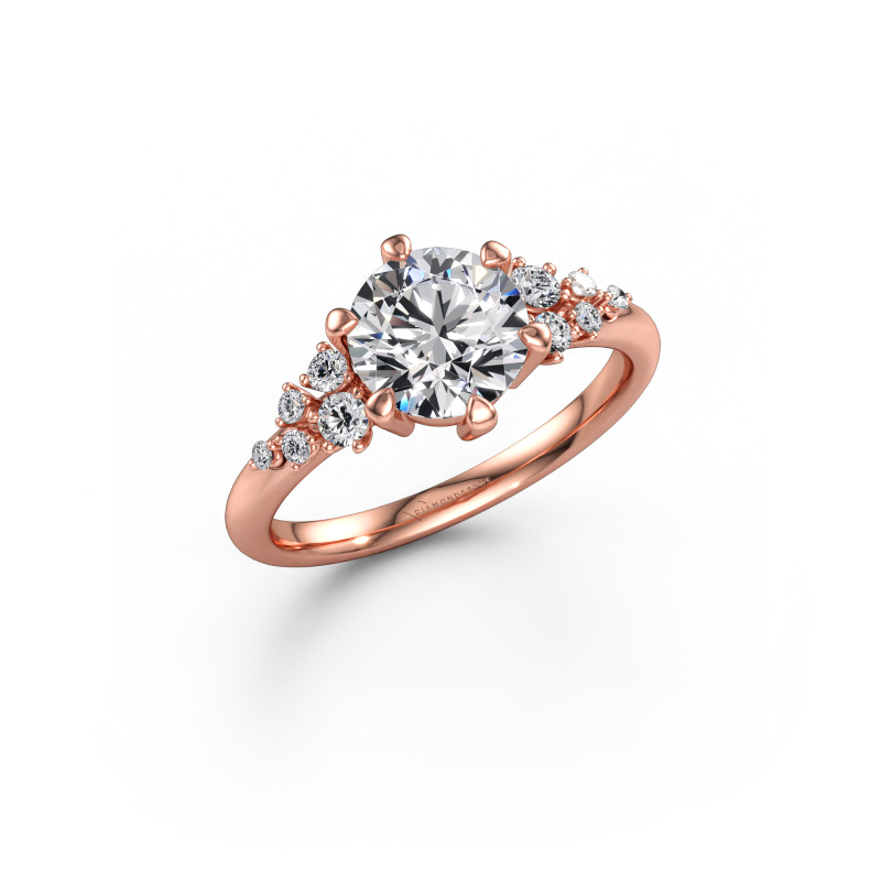 Bild av Ring Royce RND 585 roséguld Diamant 1.703 crt