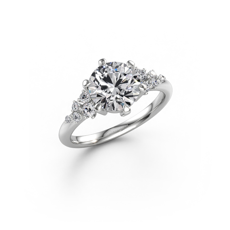 Immagine di Anello di fidanzamento Royce RND 585 oro bianco Diamante 2.203 crt