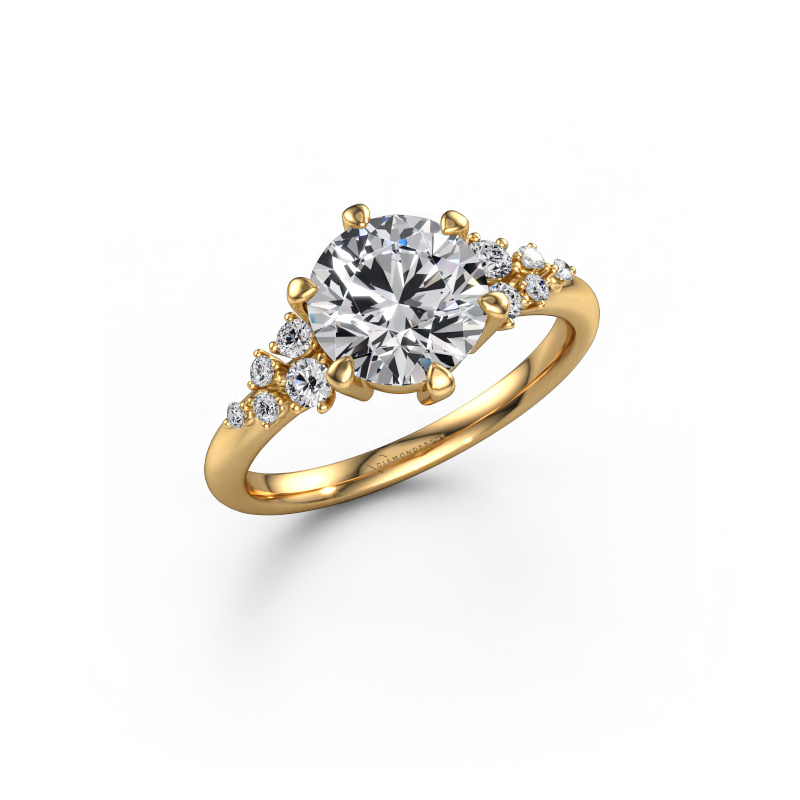 Image of Engagement ring Royce RND 585 gold Lab grown diamond 2.203 crt