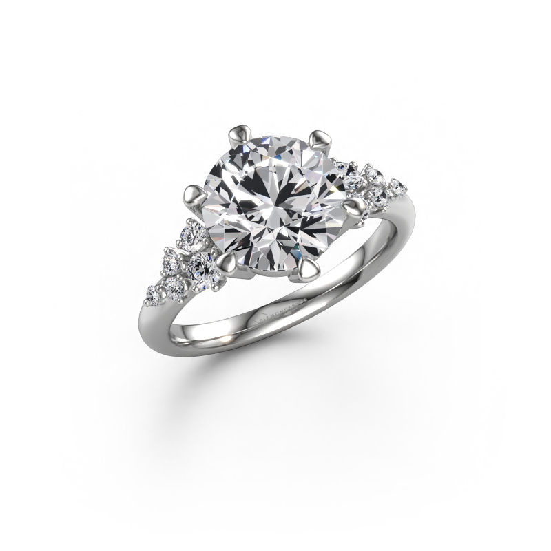 Image of Engagement ring Royce RND 585 white gold Diamond 3.266 crt