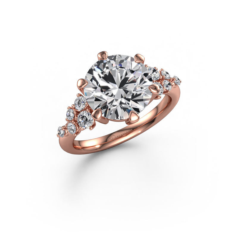 Bild von Verlobungsring Royce RND 585 Roségold Lab-grown Diamant 4.39 crt