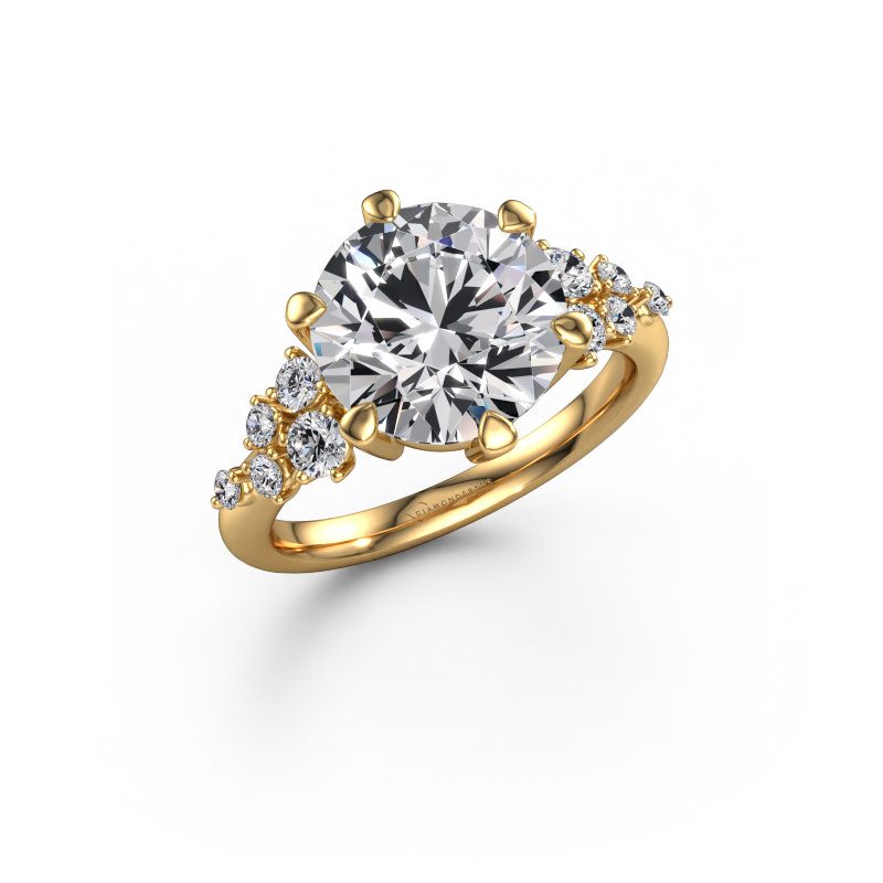 Image of Engagement ring Royce RND 585 gold Lab grown diamond 4.39 crt