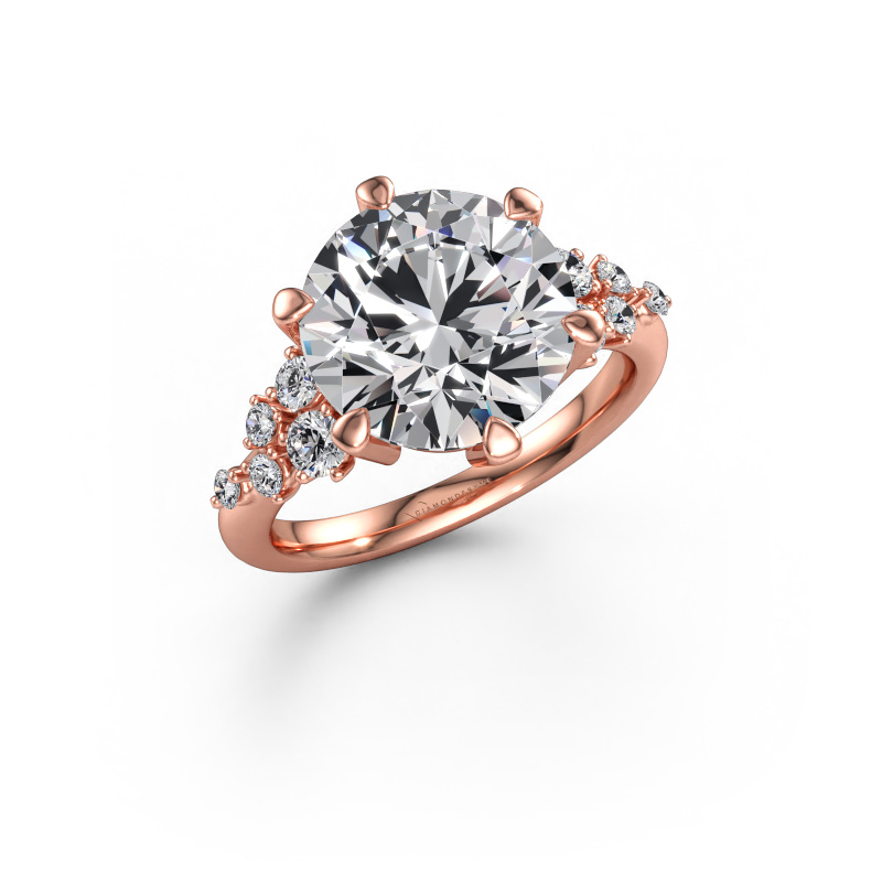 Immagine di Anello Royce RND 585 oro rosa Diamante lab grown 5.39 crt