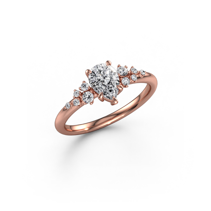 Afbeelding van Verlovingsring Royce PER 585 rosé goud Diamant 0.783 crt