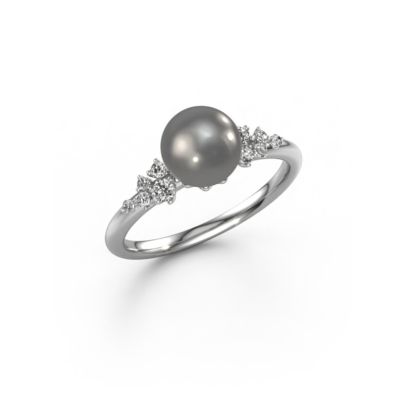 Image of Ring Royce PRL 950 platinum Grey pearl 7 mm