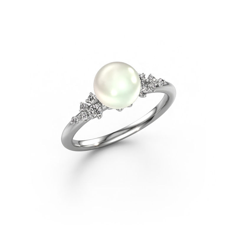Image of Ring Royce PRL 950 platinum White pearl 7 mm