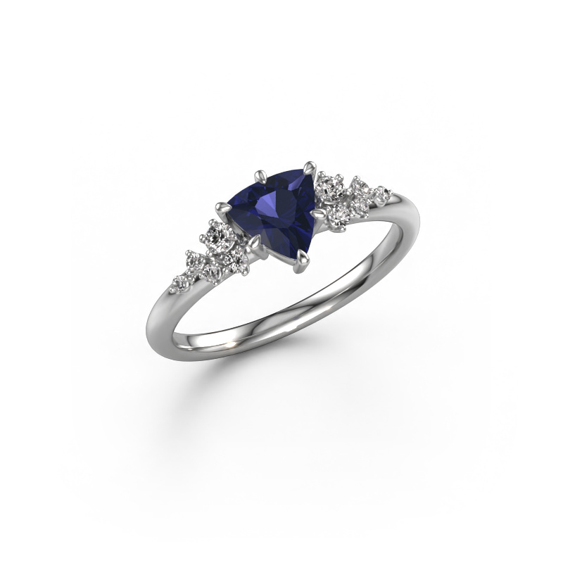 Image of Ring Royce TRI 950 platinum Sapphire 6 mm