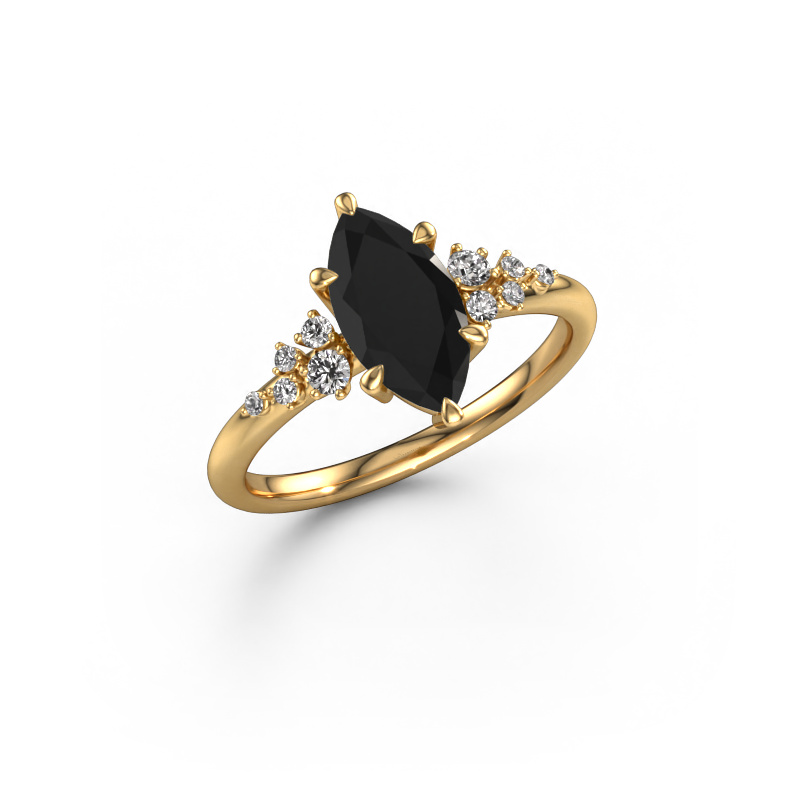 Bild von Verlobungsring Royce MRQ 585 Gold Schwarz Diamant 1.633 crt