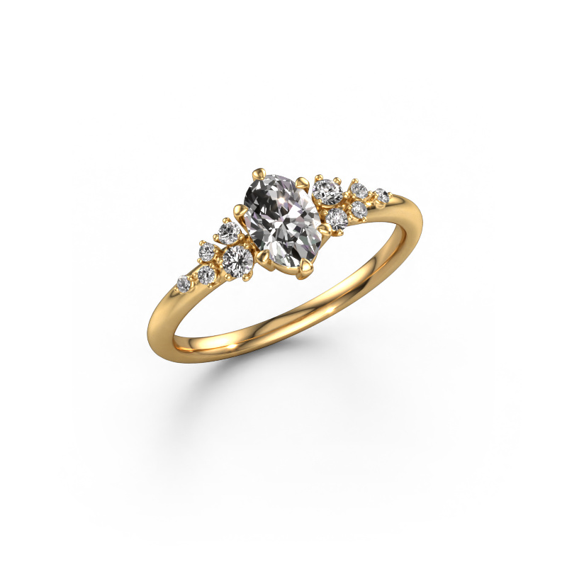 Bild von Verlobungsring Royce OVL 585 Gold Diamant 0.733 crt