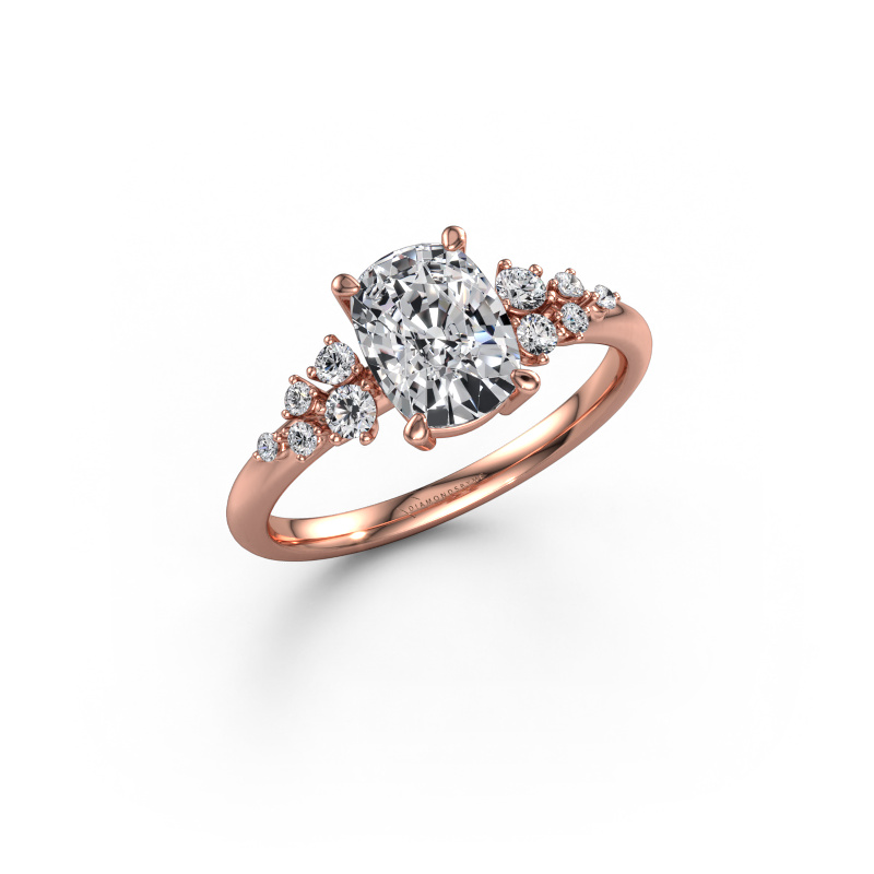 Image de Bague de fiançailles Royce CSH 585 or rose Diamant synthétique 1.703 crt