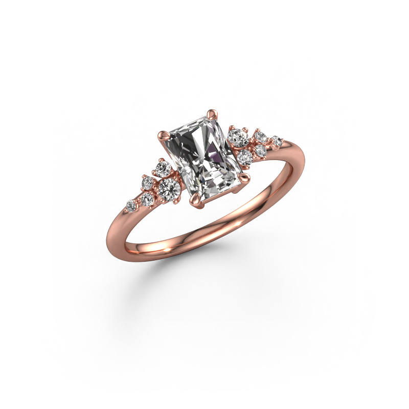 Image of Engagement ring Royce RAD 585 rose gold Diamond 1.133 crt