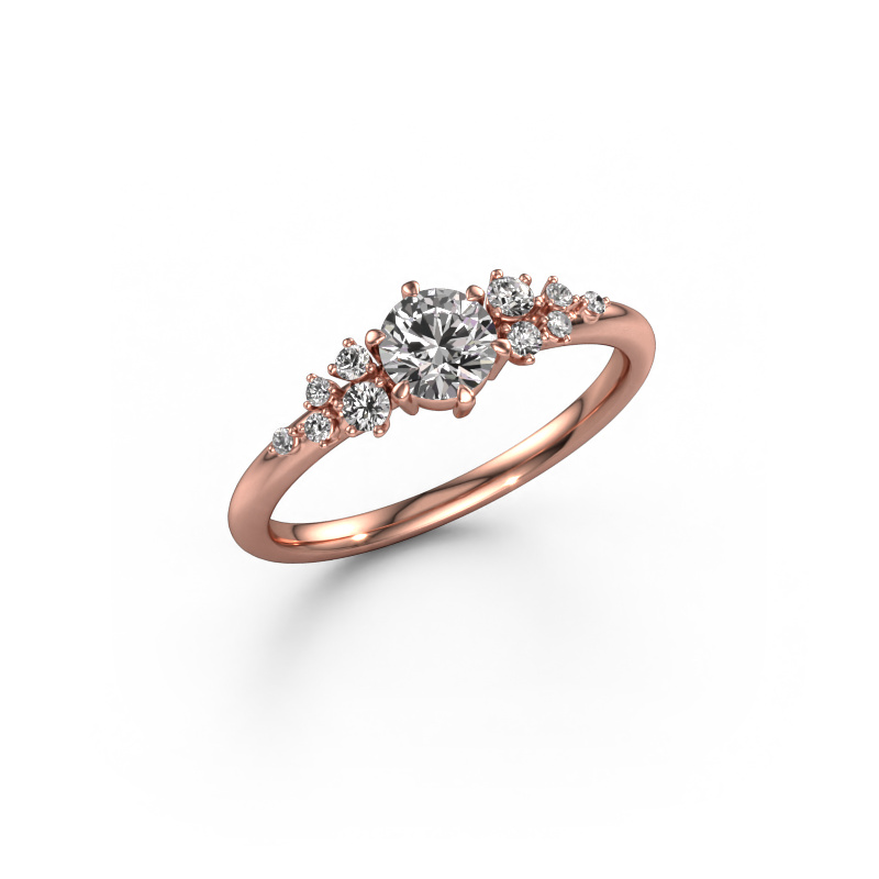 Bild von Verlobungsring Royce RND 585 Roségold Diamant 0.533 crt
