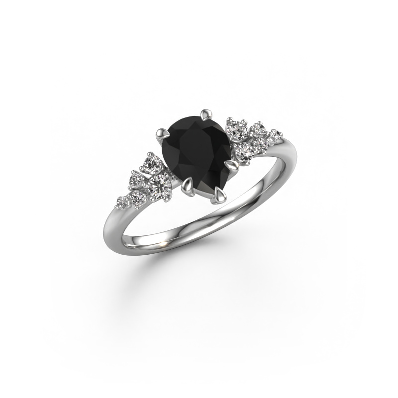 Bild von Verlobungsring Royce PER 585 Weißgold Schwarz Diamant 1.453 crt