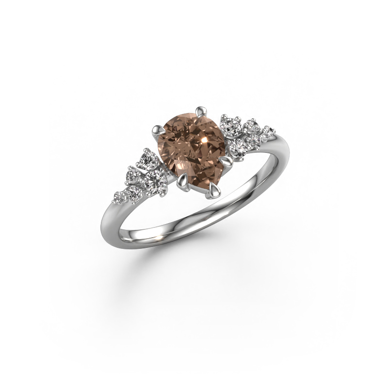 Image of Engagement ring Royce PER 950 platinum Brown diamond 1.203 crt
