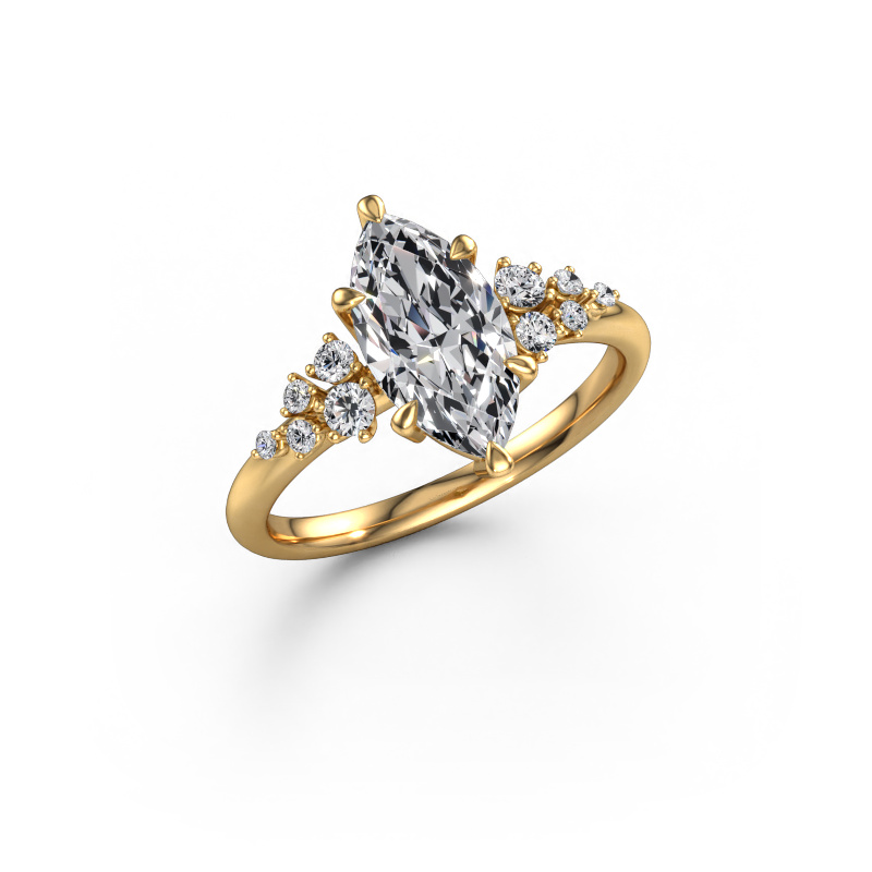 Image of Engagement ring Royce MRQ 585 gold Lab grown diamond 1.703 crt