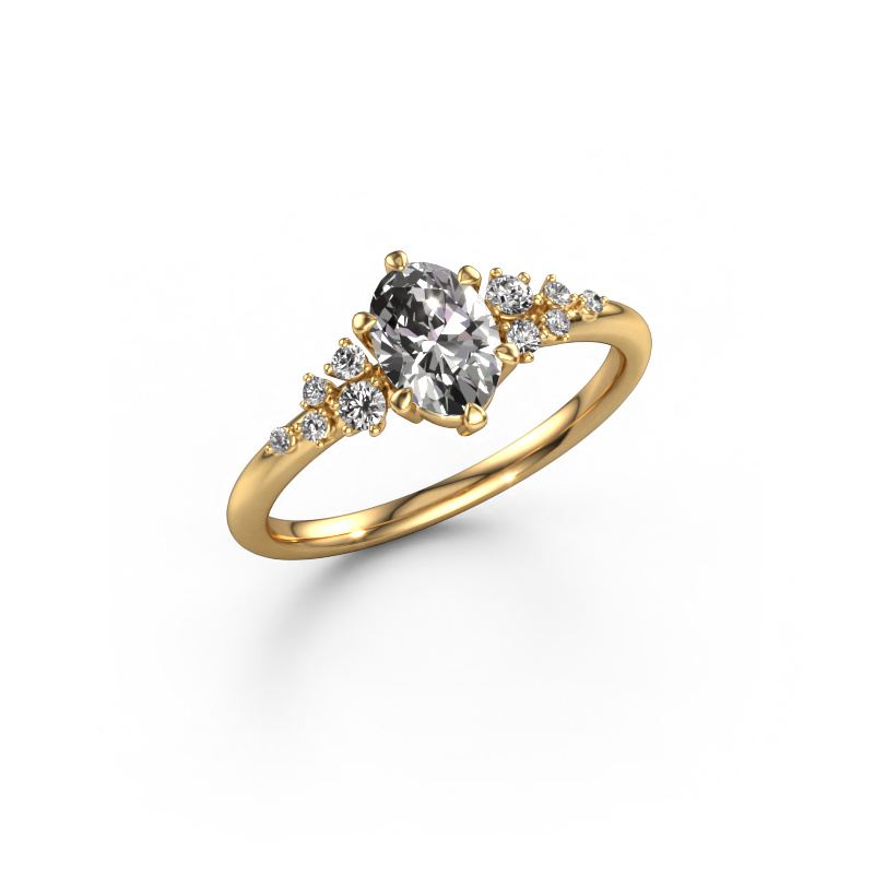 Bild von Ring Royce OVL 585 Gold Lab-grown Diamant 0.833 crt