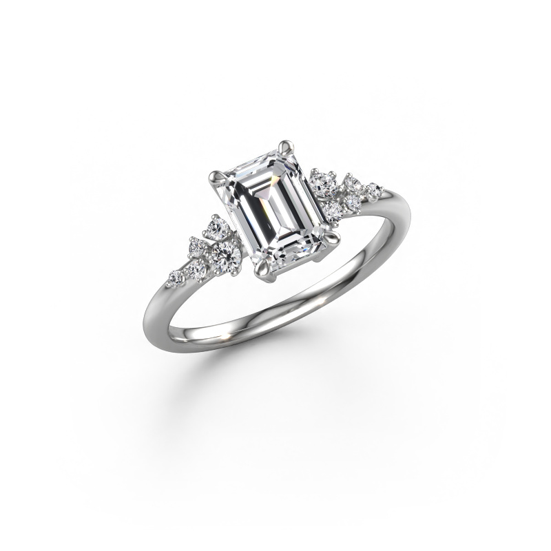 Afbeelding van Verlovingsring Royce EME 585 witgoud Diamant 1.633 crt