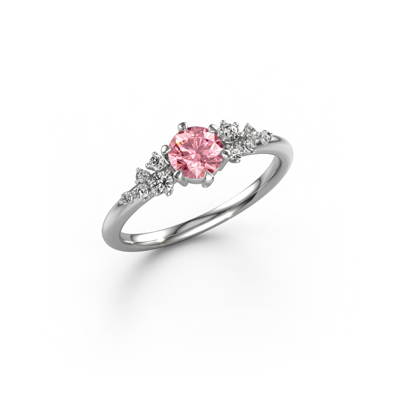 Bild von Verlobungsring Royce RND 950 Platin Rosa Labordiamant 5 mm
