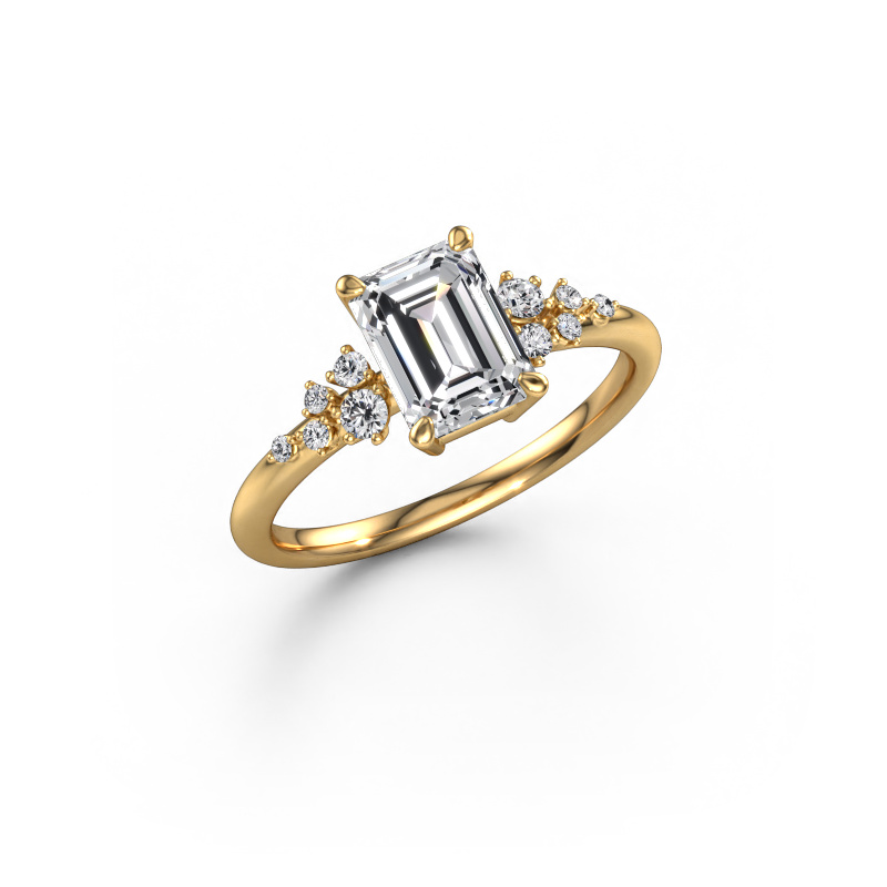 Image of Engagement ring Royce EME 585 gold Diamond 1.633 crt