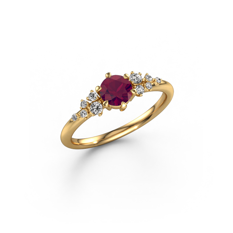 Image of Engagement ring Royce RND 585 gold Rhodolite 5 mm