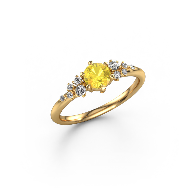 Image of Engagement ring Royce RND 585 gold Yellow sapphire 5 mm