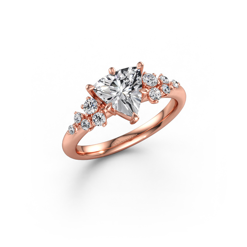 Immagine di Anello di fidanzamento Royce TRI 585 oro rosa Diamante lab grown 1.366 crt