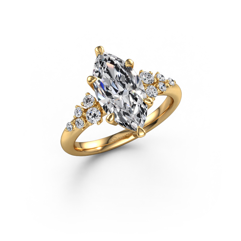 Image of Engagement ring Royce MRQ 585 gold Lab grown diamond 2.742 crt