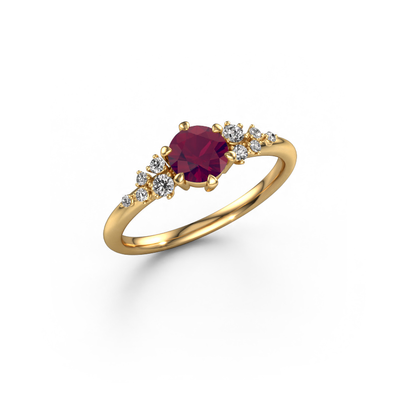 Bild von Ring Royce RND 585 Gold Rhodolit 5.5 mm