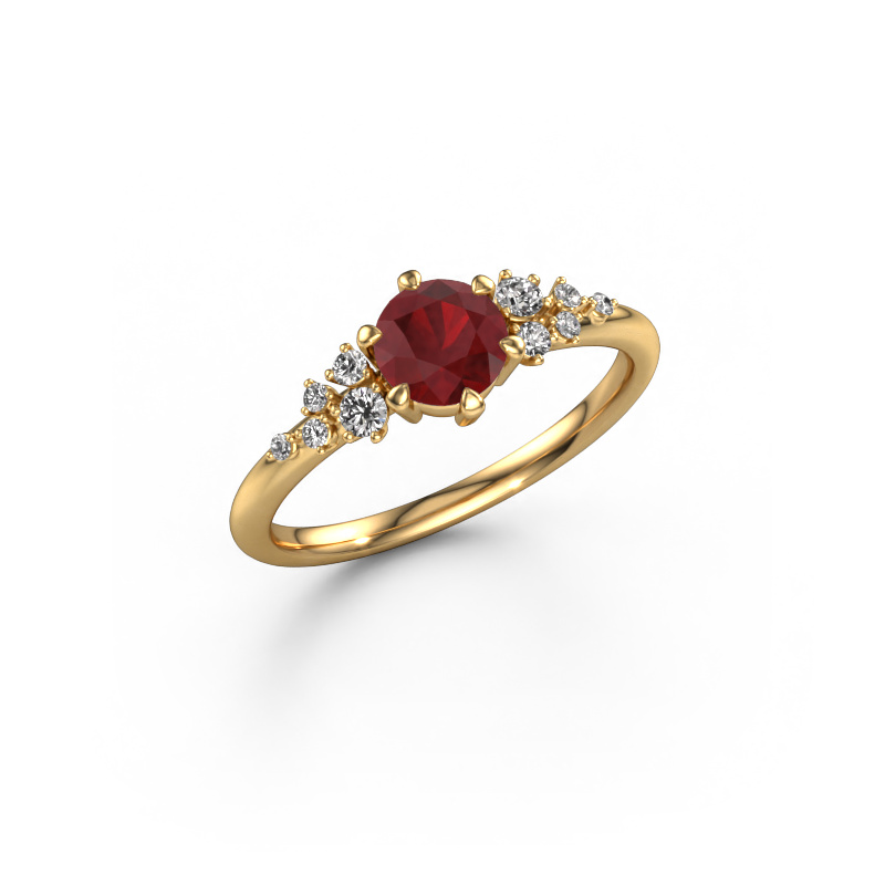 Image de Bague Royce RND 585 or jaune Rubis 5.5 mm