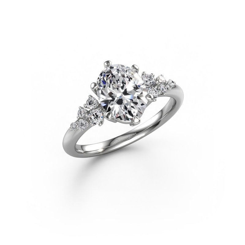 Bild von Verlobungsring Royce OVL 585 Weißgold Lab-grown Diamant 2.003 crt