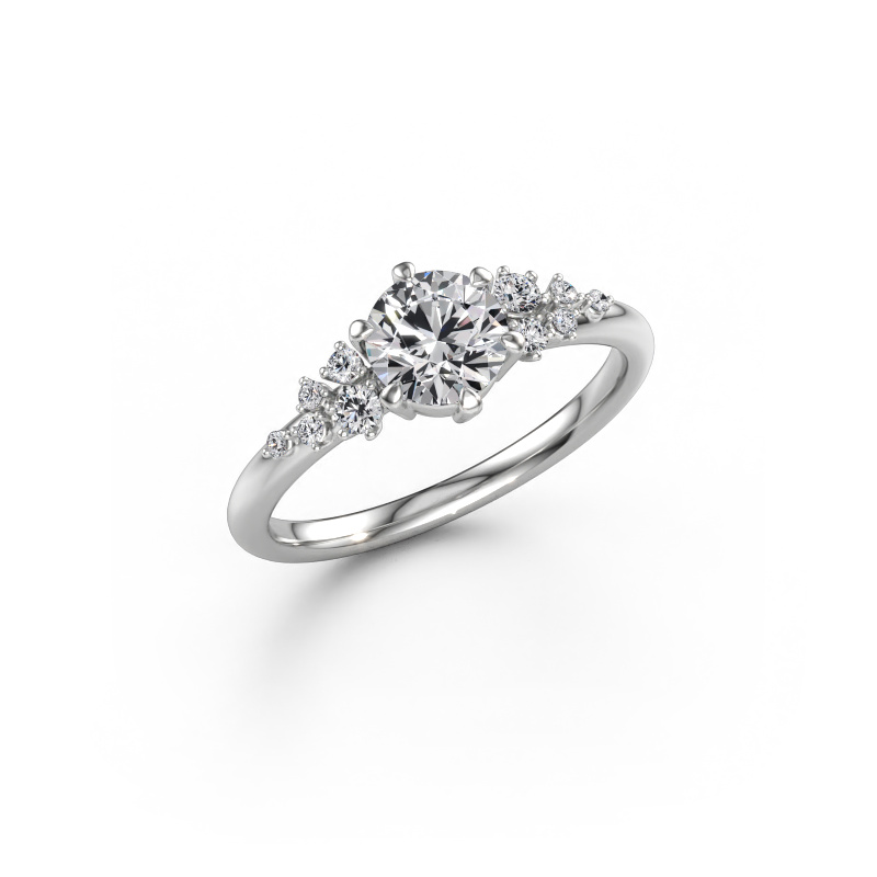 Immagine di Anello Royce RND 950 platino Diamante 0.833 crt
