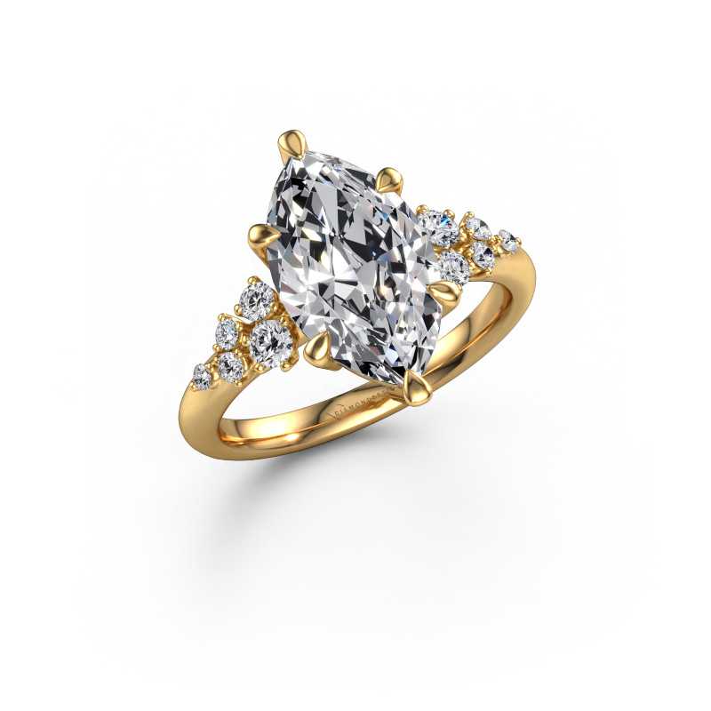 Image of Engagement ring Royce MRQ 585 gold Lab grown diamond 3.266 crt