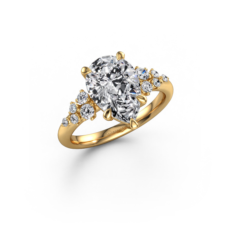 Image of Engagement ring Royce PER 585 gold Lab grown diamond 3.266 crt