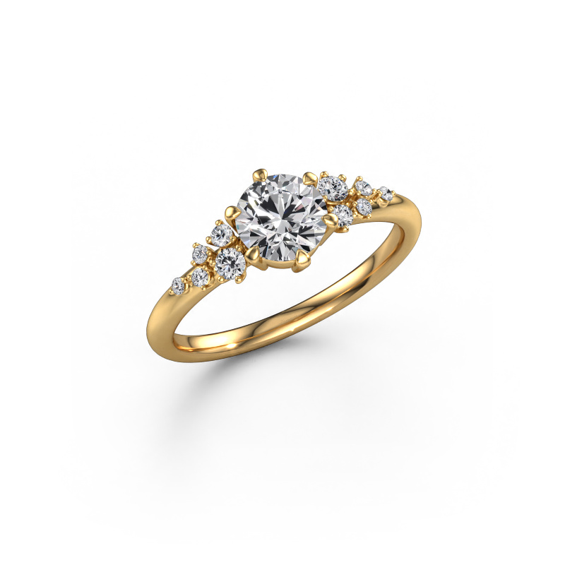 Image of Engagement ring royce rnd Gold, 14 Carat Diamond 0.7000 ct (± 5.7 mm)
