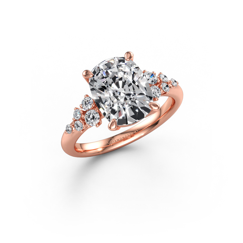 Image of Engagement ring Royce CSH 585 rose gold Lab-grown diamond 3.766 crt